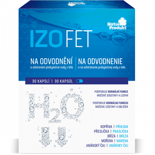 Naturprodukt Izofet na odvodnění 30 kapslí